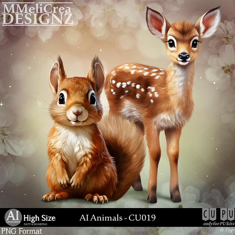 (image for) AI - ANIMALS CU019 (CU4PU/PNG)